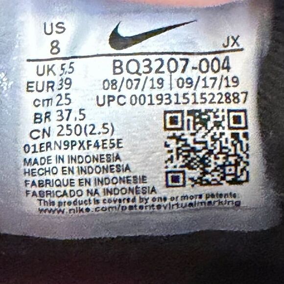 Nike Revolution 5 Gray Black Pink Womens US Size 8 BQ3207-004 Running Shoes - Picture 7 of 7